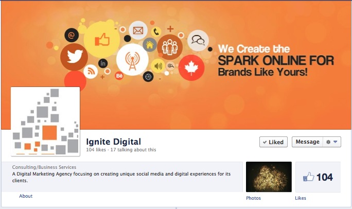 Ignite Digital Facebook Fan Page Image