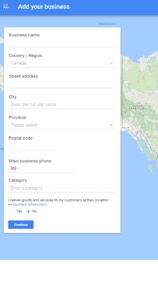 set up google my business