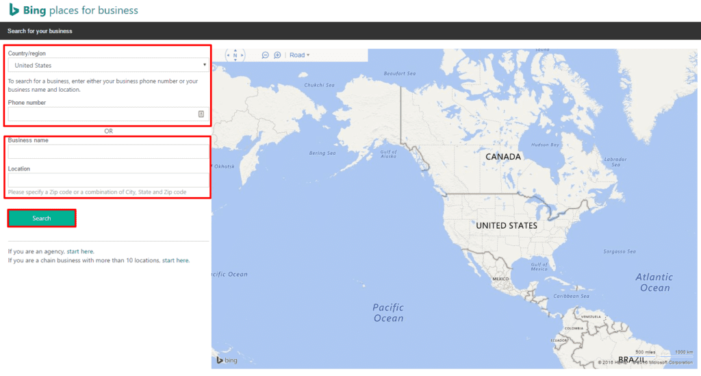 Set Up Bing Places for Business