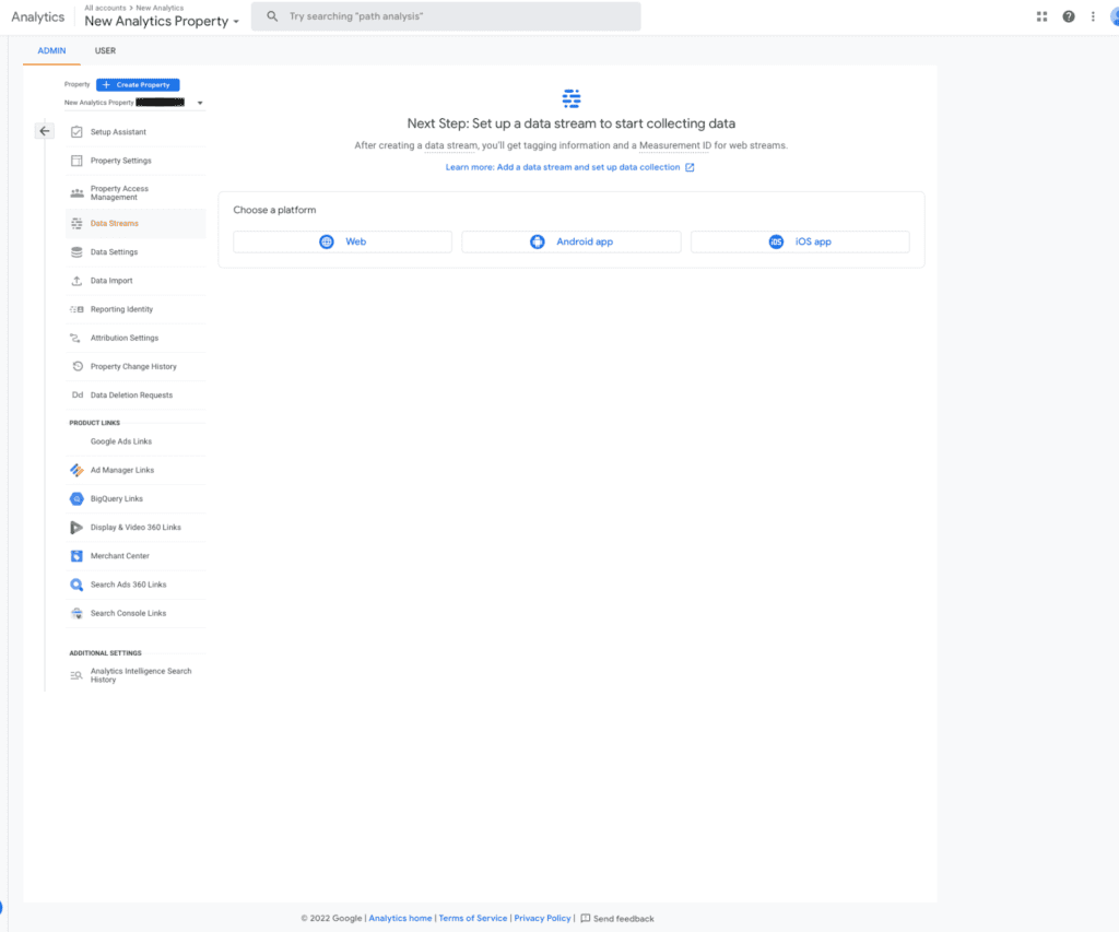 How To Add A Data Stream Step 1