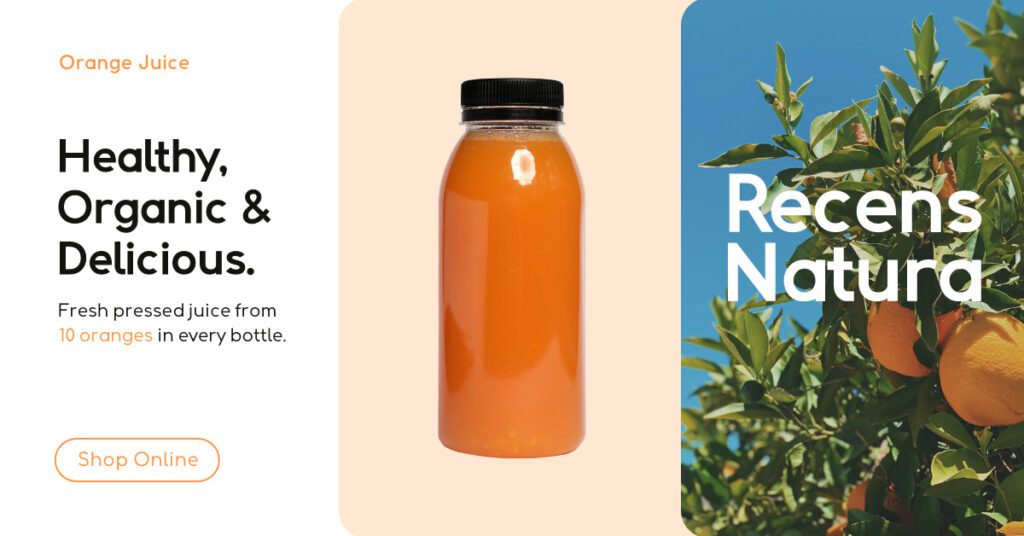 Example of a Facebook ad using sentence case for their headline and copy